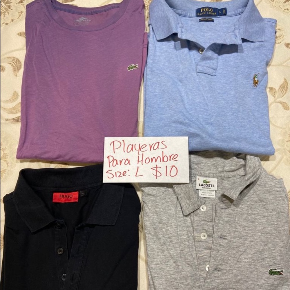 Men t-shirt size L .